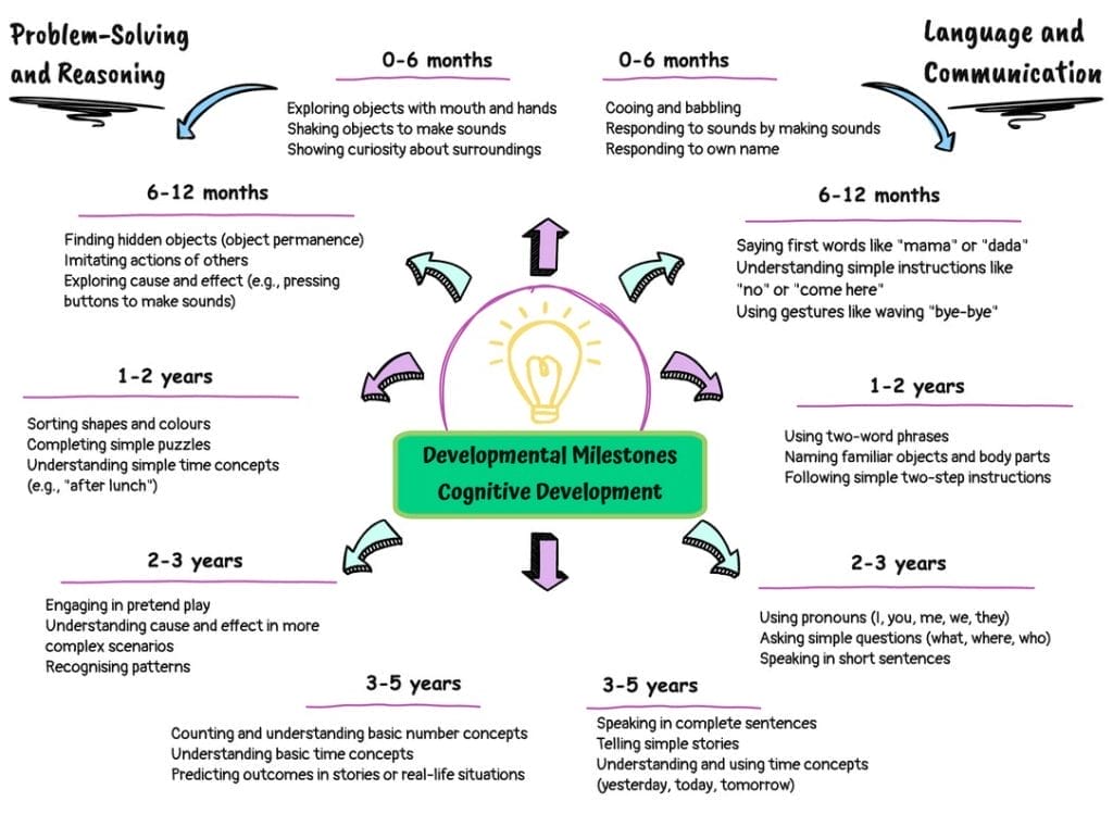 Cognitive development milestones