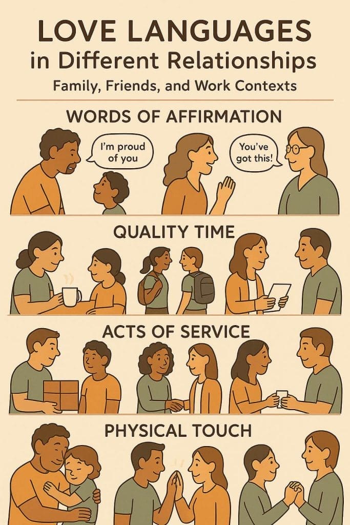 Love Languages in Different Relationships: Family, Friends, Work