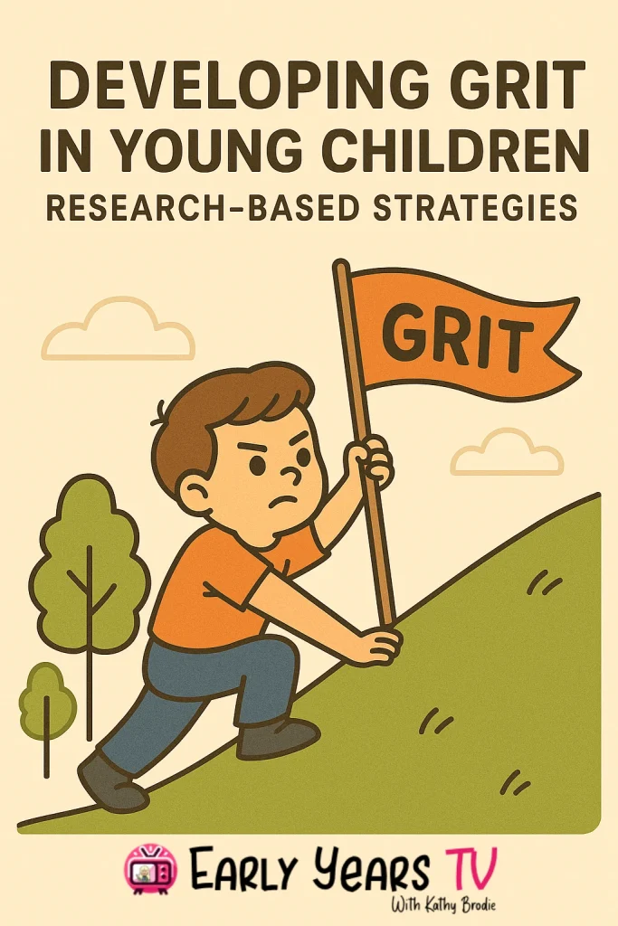 Research-based strategies to build perseverance and resilience in young children through grit development.