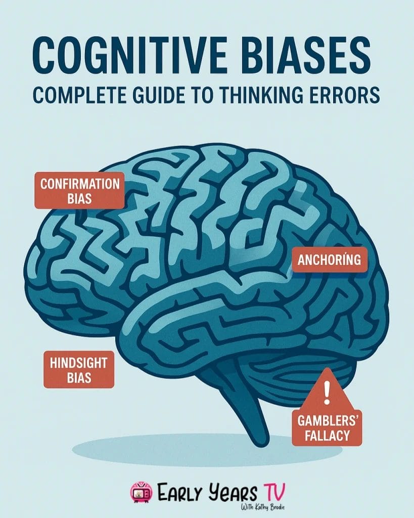 Explore the most common cognitive biases and thinking errors that affect everyday decisions and beliefs.