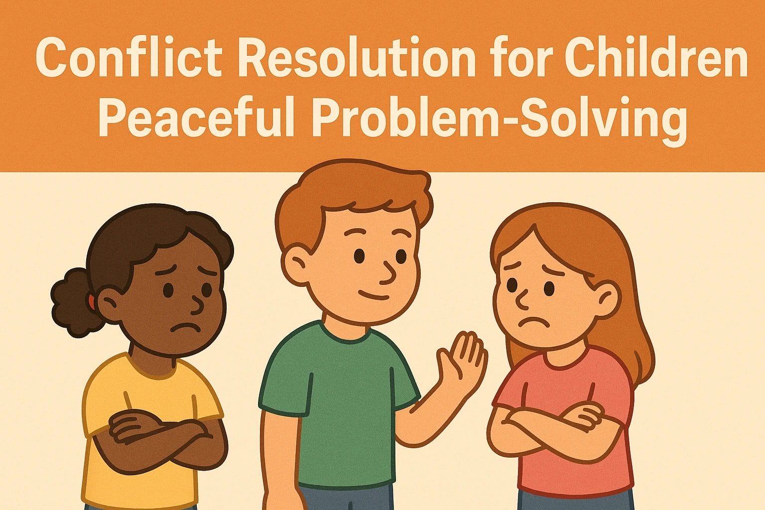 Tips and strategies for teaching children peaceful conflict resolution and emotional problem-solving skills