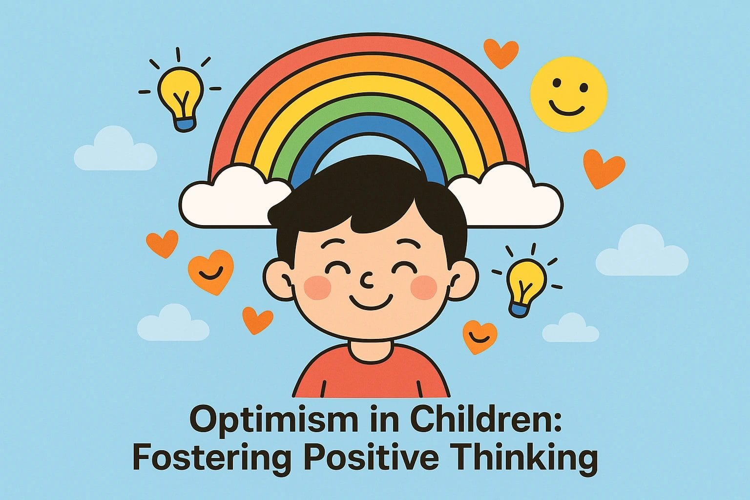 Encouraging optimism in children through positive thinking strategies that support emotional and mental development.