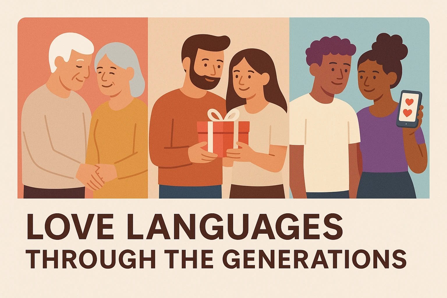 How Boomers, Millennials, and Gen Z express love differently through the 5 love languages