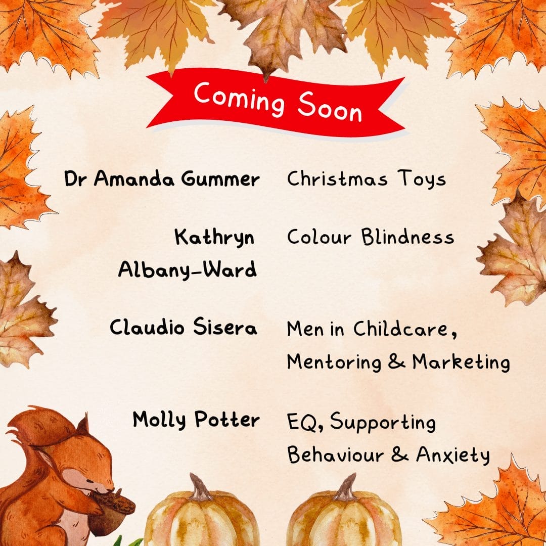 Early Years TV Schedule Calendar of Expert Speakers