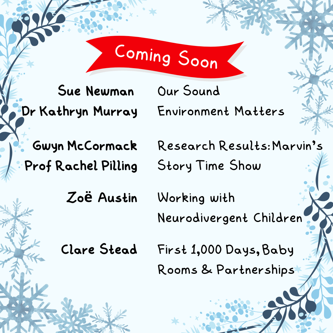 Early Years TV Schedule Calendar of Expert Speakers