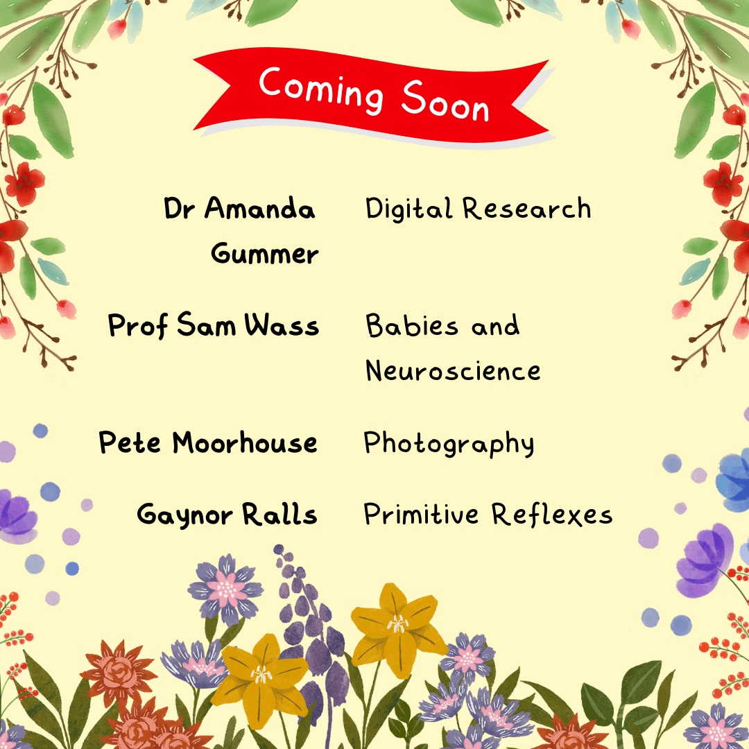 Early Years TV Schedule Calendar of Expert Speakers